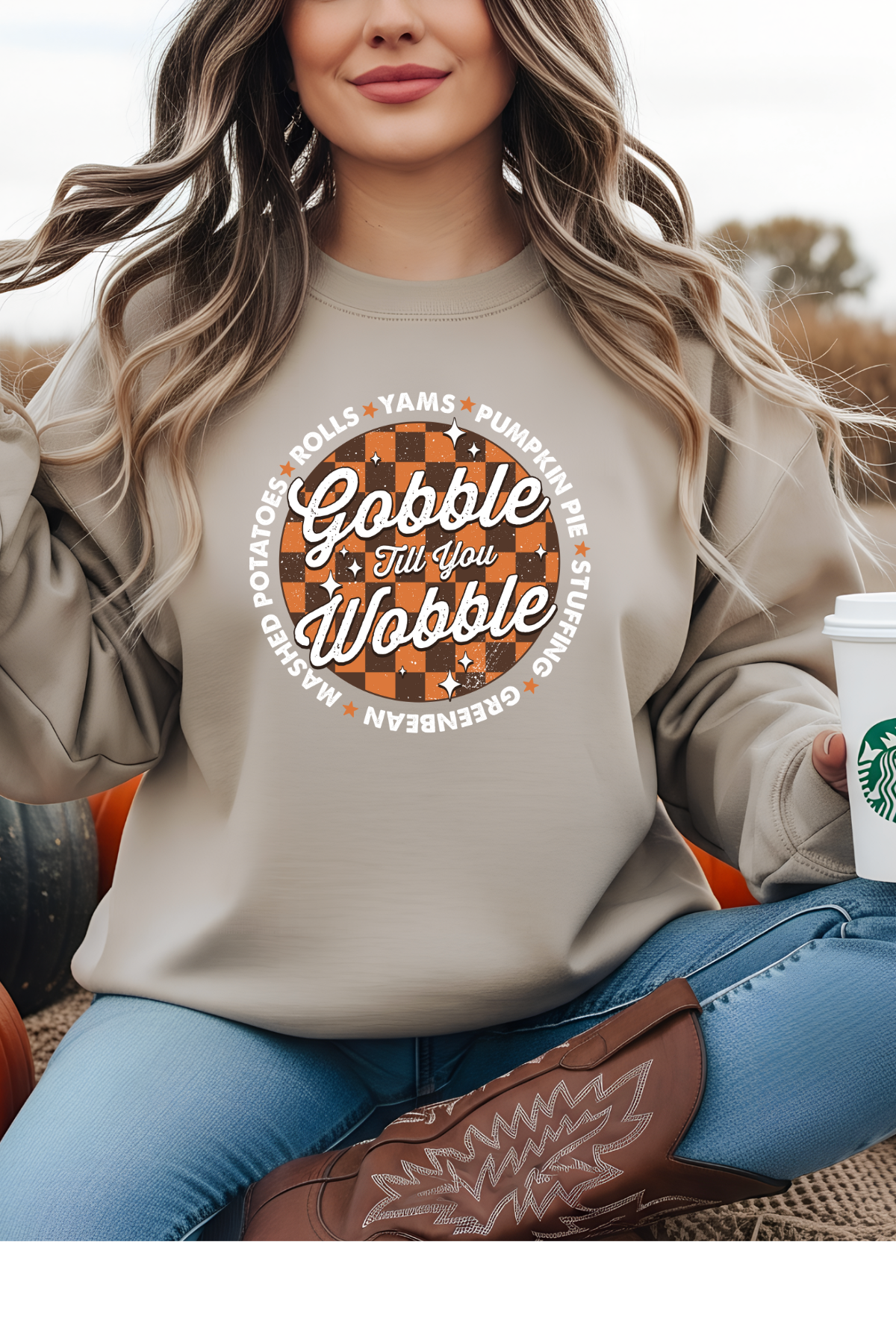 Gobble Til You Wobble Sweatshirt