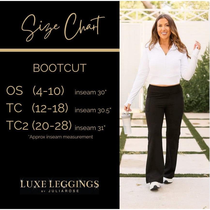 Ready to Ship  | The Maeve -  MAROON Bootcut Leggings with Pockets