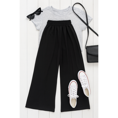 Ready to Ship | The Morgan - Casual Loose Fit LUXE Wide Leg Pants