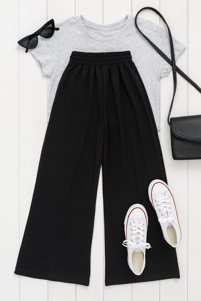 PreOrder | The Morgan - Casual Loose Fit LUXE Wide Leg Pants