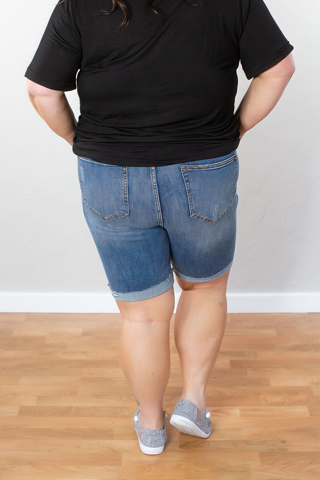 Risen High Rise Bermuda Shorts