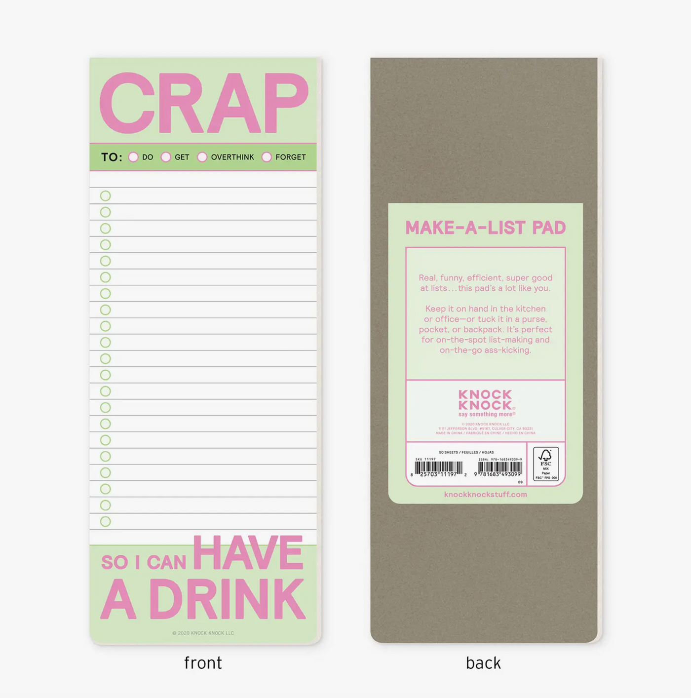 Make-A-List Pad