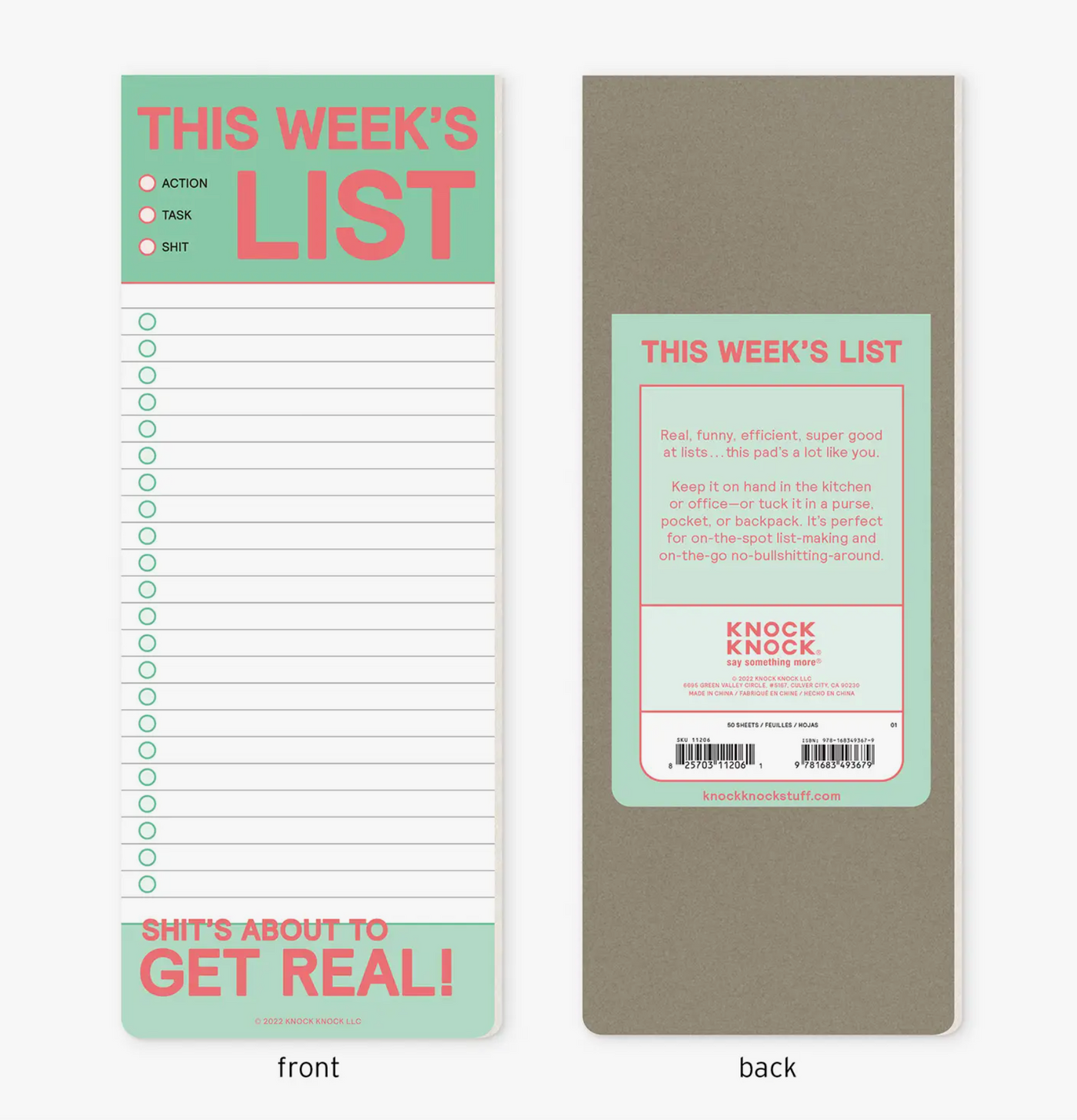 Make-A-List Pad